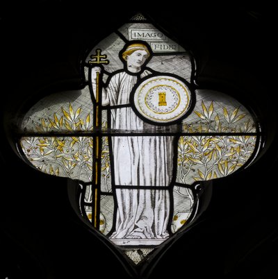 Minley, St Andrew, James Powell & Sons, Harry Ellis Wooldridge, Faith, 1870 od Harry Ellis Wooldridge