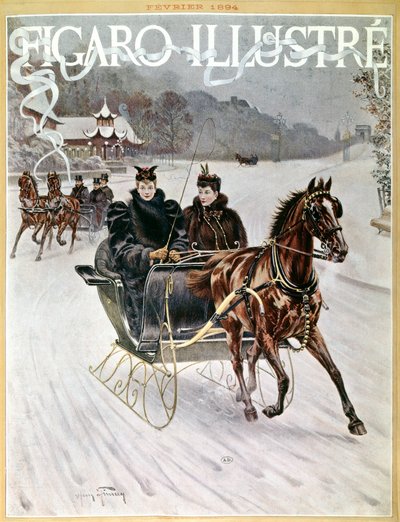 Sáně na sněhu od Harry Finney