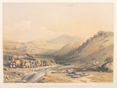 Běhejte se 7. dragounskými foxhoundy v Caffir Land, Cape of Good Hope od Harry Francis Darell
