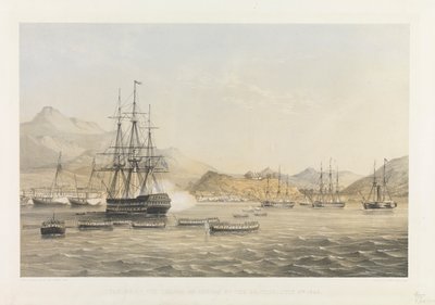 Dobytí ostrova Chusan Brity 5. července 1840 od Harry Francis Darell