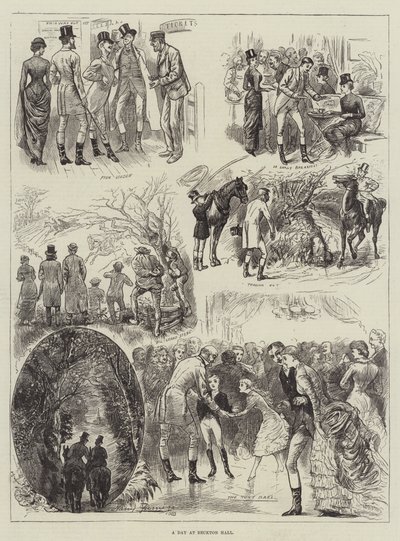 Den v Beckton Hall od Harry Furniss