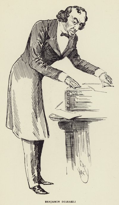 Benjamin Disraeli od Harry Furniss