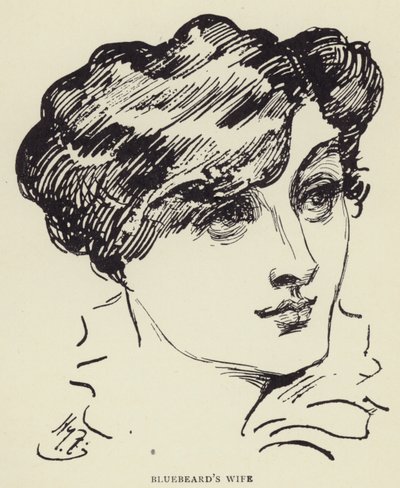 Modrovousova manželka od Harry Furniss