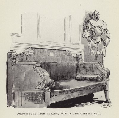 Pohovka Byrons z Albany, nyní v klubu Garrick od Harry Furniss
