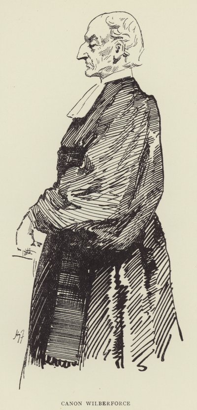 Canon Wilberforce od Harry Furniss