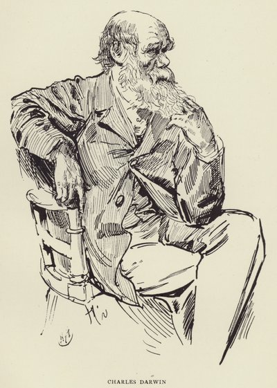 Charles Darwin od Harry Furniss