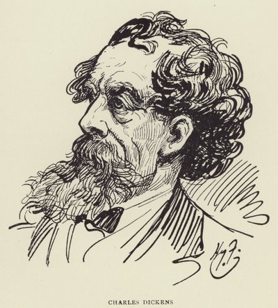 Charles Dickens od Harry Furniss
