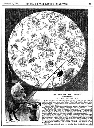 Esence parlamentu, 1883 od Harry Furniss