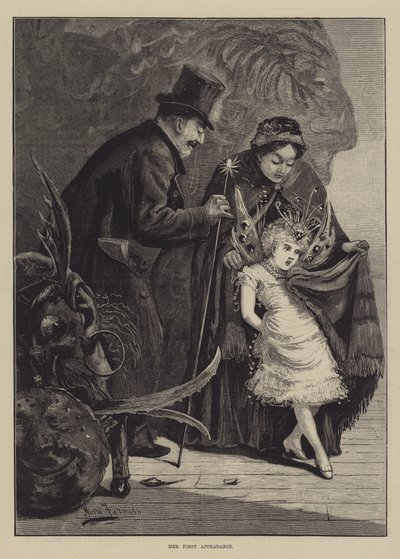 Její první vystoupení od Harry Furniss