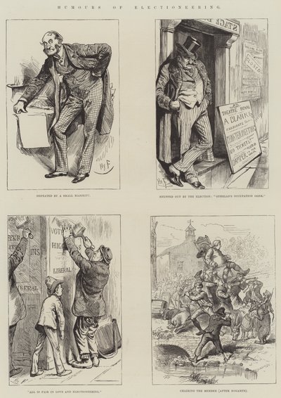 Humor předvolebních kampaní od Harry Furniss