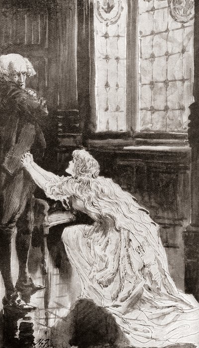 Ilustrace Harryho Furnisse k povídce The Lazy Tour of Two Idle Apprentices z Vánočních knih Charlese Dickense od Harry Furniss