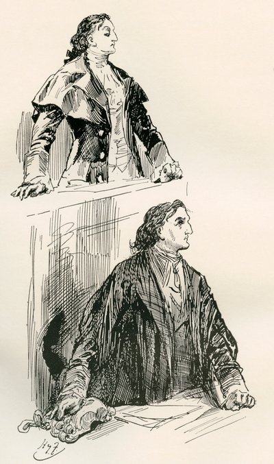 Ilustrace k románu Charlese Dickense Příběh dvou měst od Harry Furniss