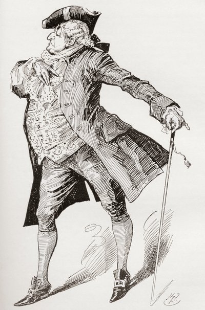 Ilustrace k románu Charlese Dickense Příběh dvou měst od Harry Furniss
