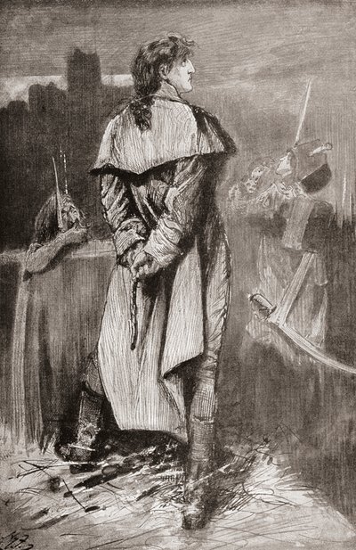 Ilustrace k románu Charlese Dickense Příběh dvou měst od Harry Furniss