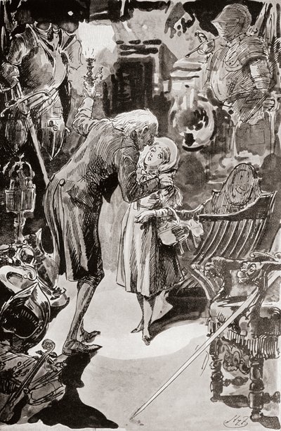 Ilustrace pro Charlese Dickense The Old Curiosity Shop od Harry Furniss