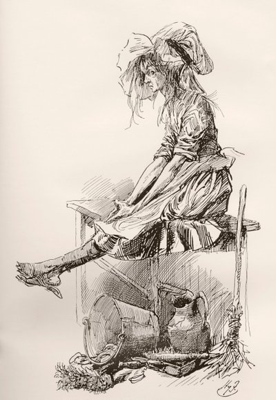 Ilustrace pro Charlese Dickense The Old Curiosity Shop od Harry Furniss