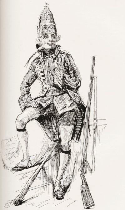 Ilustrace k románu Charlese Dickense Barnaby Rudge od Harry Furniss