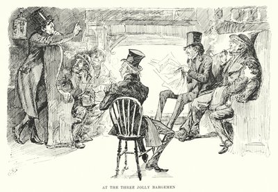 Ilustrace pro Velká očekávání od Charlese Dickense (litho) od Harry Furniss