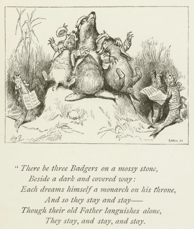 Ilustrace pro Sylvie a Bruna od Lewise Carrolla (rytina) od Harry Furniss