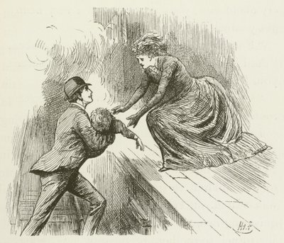 Ilustrace pro Sylvie a Bruna od Lewise Carrolla od Harry Furniss
