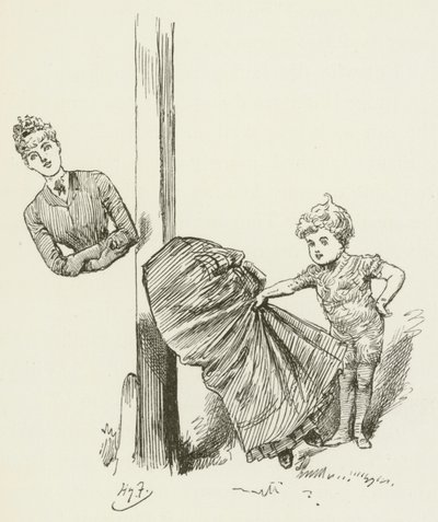 Ilustrace pro Sylvie a Bruna od Lewise Carrolla od Harry Furniss