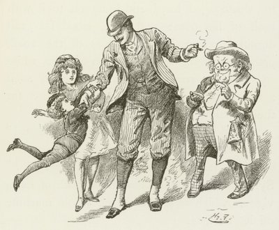 Ilustrace pro Sylvie a Bruna od Lewise Carrolla od Harry Furniss