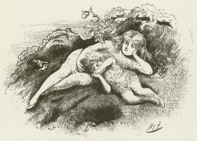 Ilustrace pro Sylvie a Bruna od Lewise Carrolla od Harry Furniss