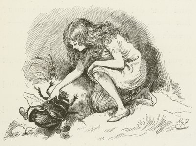 Ilustrace pro Sylvie a Bruna od Lewise Carrolla od Harry Furniss