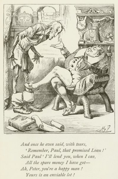 Ilustrace k filmu Sylvie a Bruno od Lewise Carrolla od Harry Furniss