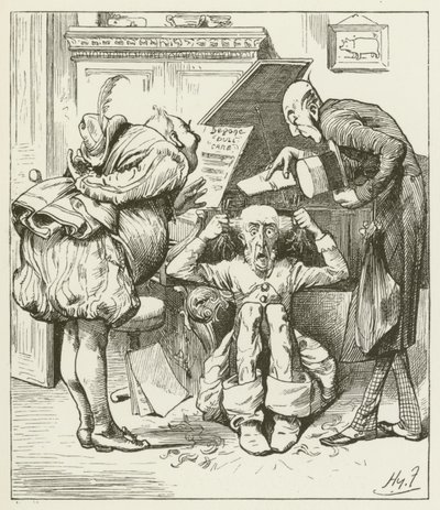 Ilustrace k filmu Sylvie a Bruno od Lewise Carrolla od Harry Furniss