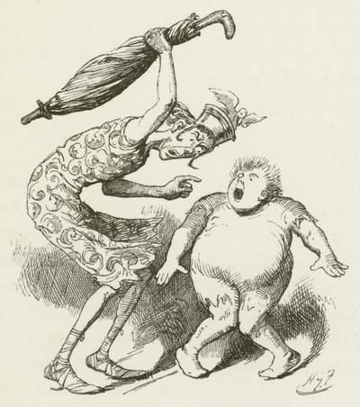 Ilustrace pro Sylvie a Bruna od Lewise Carrolla od Harry Furniss