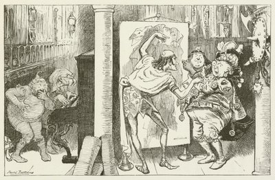 Ilustrace pro Sylvie a Bruna od Lewise Carrolla od Harry Furniss