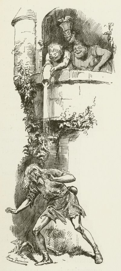 Ilustrace pro Sylvie a Bruna od Lewise Carrolla od Harry Furniss
