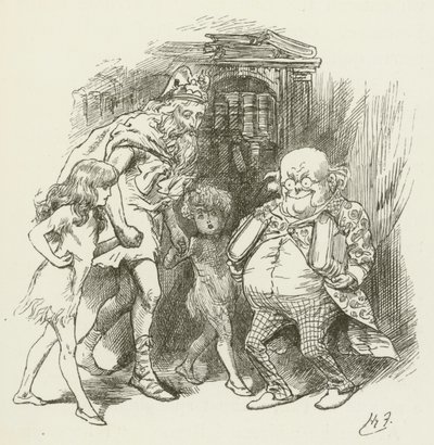 Ilustrace pro Sylvie a Bruna od Lewise Carrolla od Harry Furniss