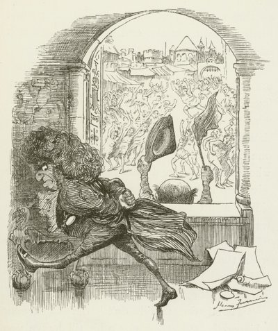 Ilustrace pro Sylvie a Bruna od Lewise Carrolla od Harry Furniss