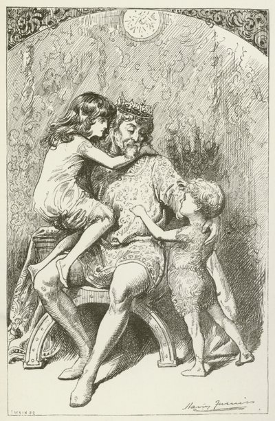 Ilustrace pro Sylvie a Bruna od Lewise Carrolla od Harry Furniss