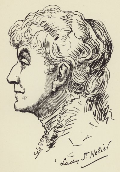 Lady St Helier od Harry Furniss