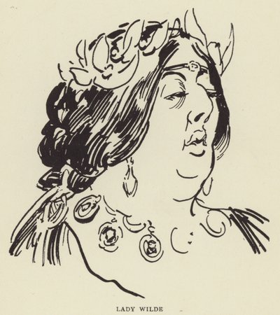 Lady Wildeová od Harry Furniss