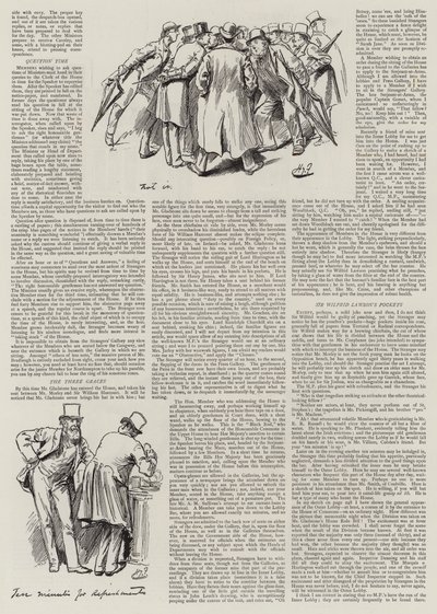 Život v parlamentu, Cizinci ve sněmovně od Harry Furniss