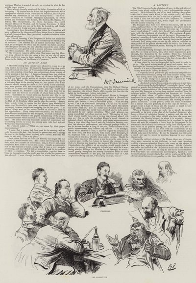 Život v parlamentu, Cizinci ve sněmovně od Harry Furniss