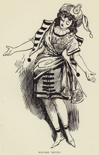 Madame Vestris od Harry Furniss