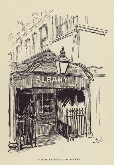 Severní vchod do Albany od Harry Furniss
