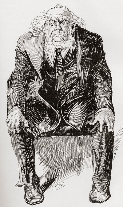 Provis. Ilustrace Harryho Furnisse k románu Charlese Dickense Great Expectations, z The Testimonial Edition vydaného v roce 1910. od Harry Furniss