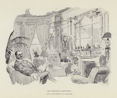 Sir George Hastings, Byt v Albany od Harry Furniss