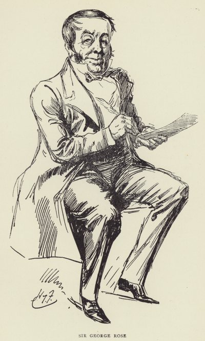 Sir George Rose od Harry Furniss