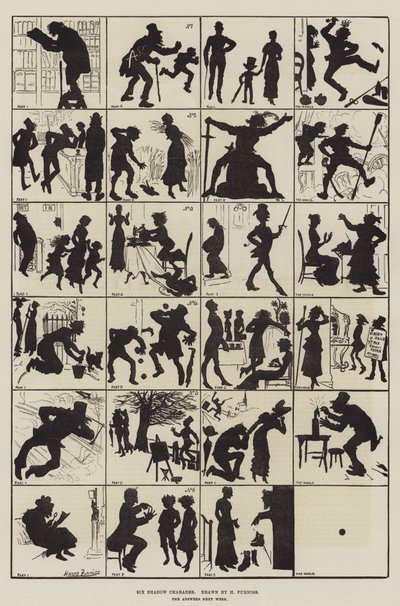 Šest stínových šarád od Harry Furniss