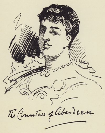 Hraběnka z Aberdeenu od Harry Furniss
