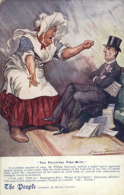 Politická rybí manželka od Harry Furniss