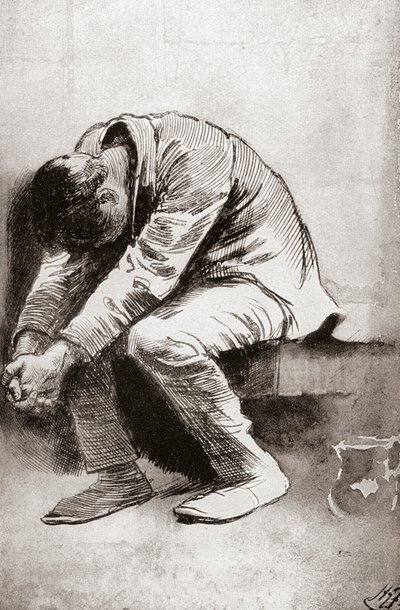 Osamělý vězeň. Ilustrace Harryho Furnisse pro cestopis Charlese Dickense American Notes for General Circulation, z The Testimonial Edition, vydaného v roce 1910. od Harry Furniss