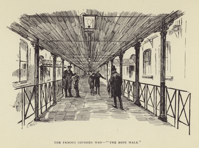 Slavná krytá cesta, The Rope Walk od Harry Furniss